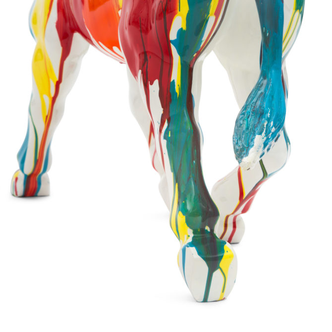 Figura Decorativa Caballo Kuatéh de Poliresina 75x26x53 cm - Imagen 4