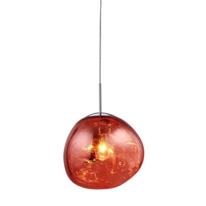 Lámpara Colgante Lumineca Thelio 28x166 cm Rojo 4 W