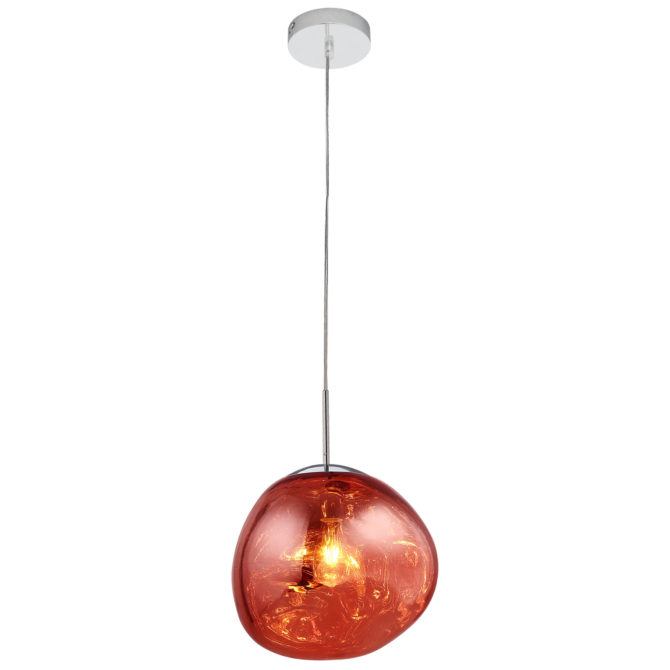 Lámpara Colgante Lumineca Thelio 28x166 cm Rojo 4 W - Imagen 3