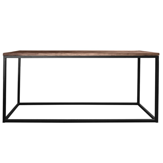 Consola Industrial de Madera de Olmo Reciclado y Hierro PÄRUMM Serie Nege 76x45x160 cm - Imagen 3