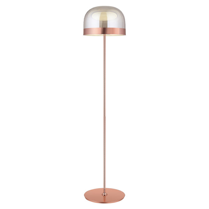 Lámpara de Pie Lumineca Raychel 36x175 cm Oro Rosa