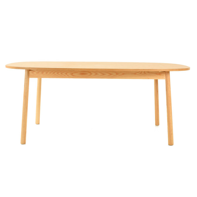 Mesa de Comedor Rectangular Pärumm Beksand 180x95x72,5 cm Madera de Fresno - Imagen 3