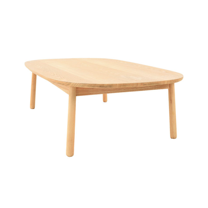 Mesa de Centro Pärumm Lezquer 110x60x32,5 cm de Madera Natural de Fresno - Imagen 3