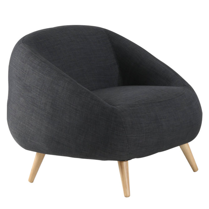 Sillón Pärumm Marpe 83,5x82,5x75,5 cm Gris Oscuro