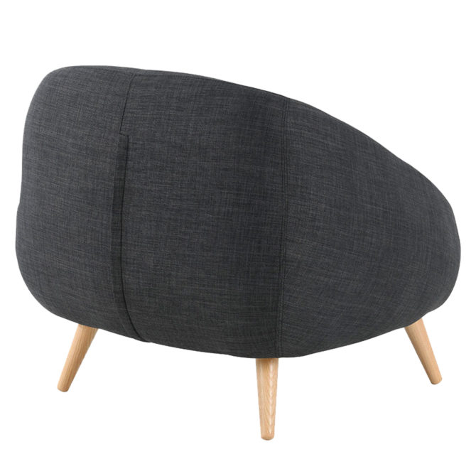 Sillón Pärumm Marpe 83,5x82,5x75,5 cm Gris Oscuro - Imagen 3