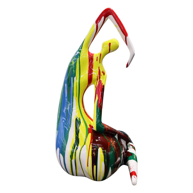 Figura Femenina Kuatéh Clarise 34x49x62 cm Multicolor - Imagen 3