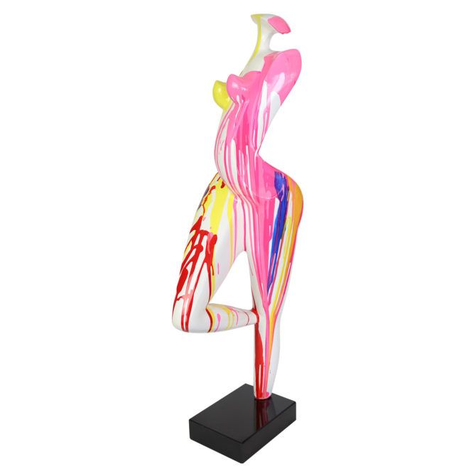 Figura Femenina Kuatéh Hazel 31x19x89 cm Multicolor - Imagen 3