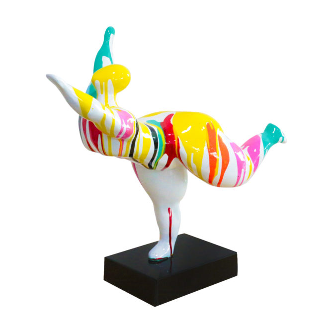 Figura Femenina Kuatéh Tessa 53x24x46 cm Multicolor