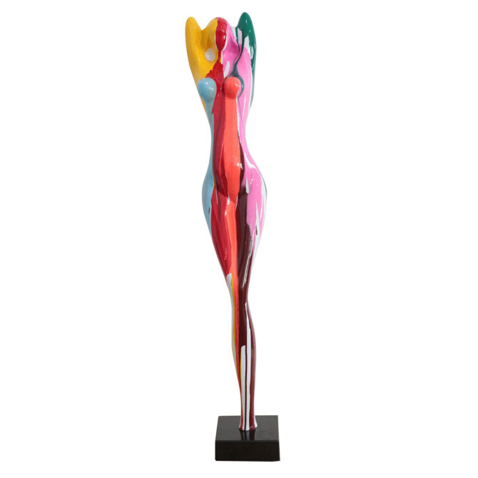 Figura Femenina Kuatéh Scarlett 19x15x101 cm Multicolor