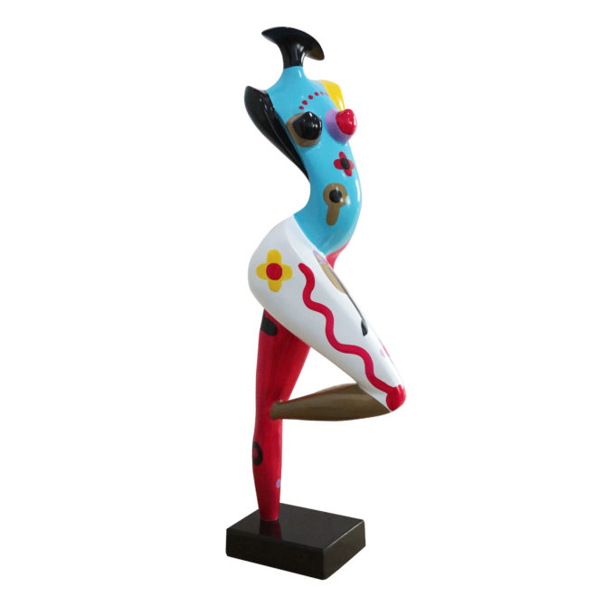 Figura Femenina Kuatéh Margot 31x19x89 cm Multicolor