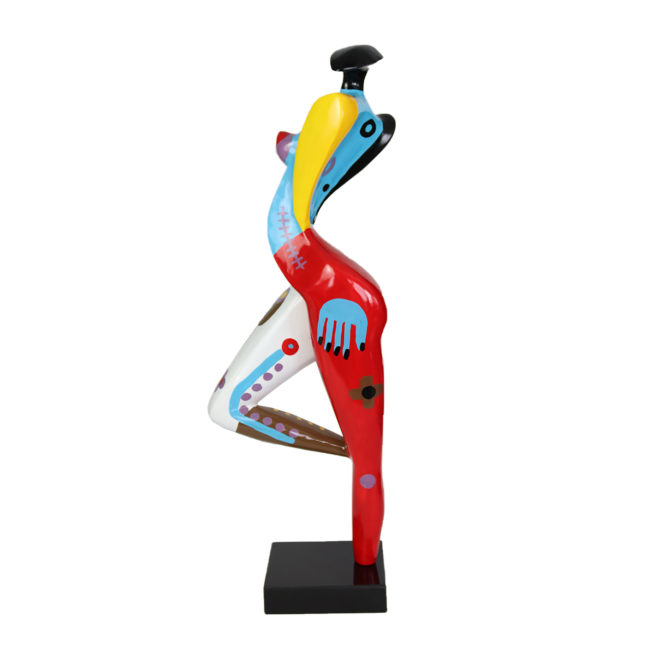 Figura Femenina Kuatéh Margot 31x19x89 cm Multicolor - Imagen 3