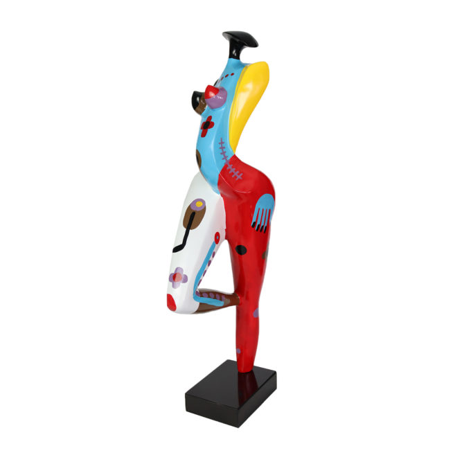 Figura Femenina Kuatéh Margot 31x19x89 cm Multicolor - Imagen 4