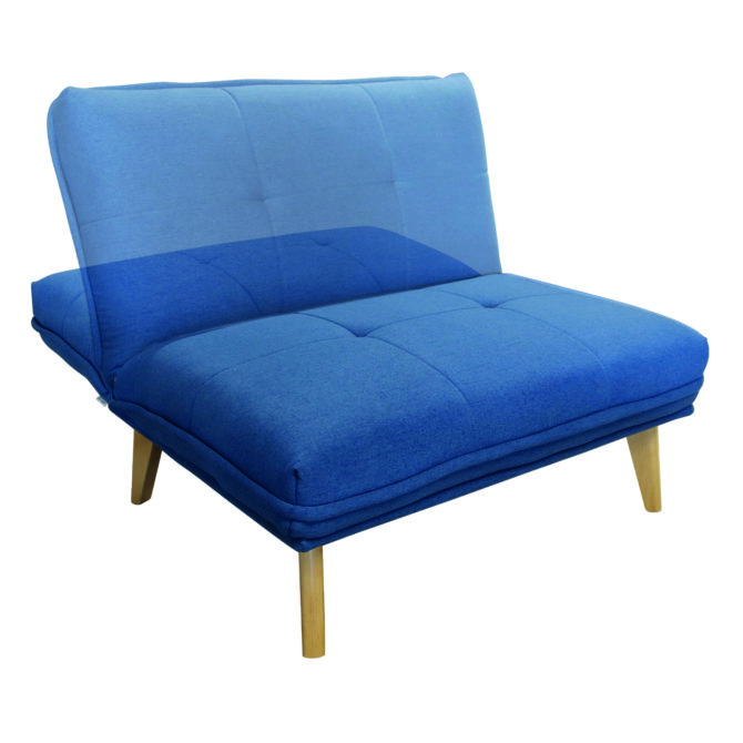 Sillón Cama Pärumm Bicol 95x86x81 cm Azul Oceáno - Imagen 3