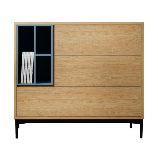 Aparador Pärumm Onnie Blue 103x40x95 cm Madera Lacada - Imagen 5