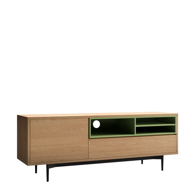 Mueble TV Pärumm Onnie Green 155x40x60 cm