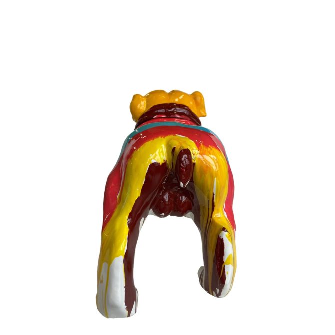 Figura Bulldog Kuatéh Gregor 61x32x38 cm Multicolor - Imagen 5