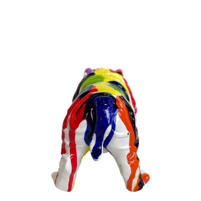 Figura Bulldog Kuatéh Troy 23x14x11 cm Multicolor - Imagen 5