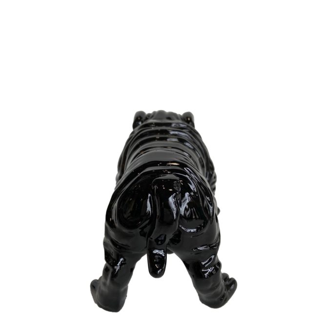 Figura Bulldog Kuatéh Troy 23x14x11 cm Negro - Imagen 5