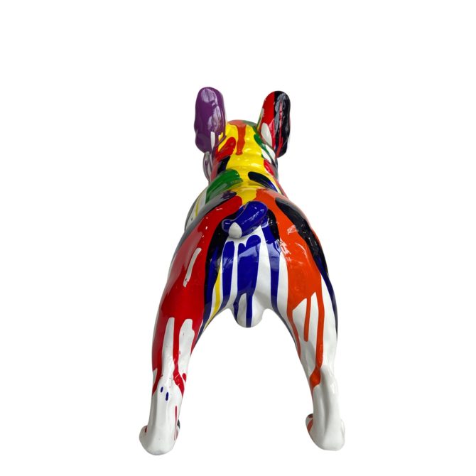 Figura Boston Terrier Kuatéh Bran 52x25x41 cm Multicolor - Imagen 5