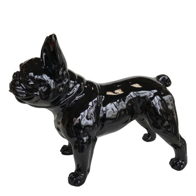 Figura Boston Terrier Kuatéh Osha 52x25x41 cm Negro - Imagen 3