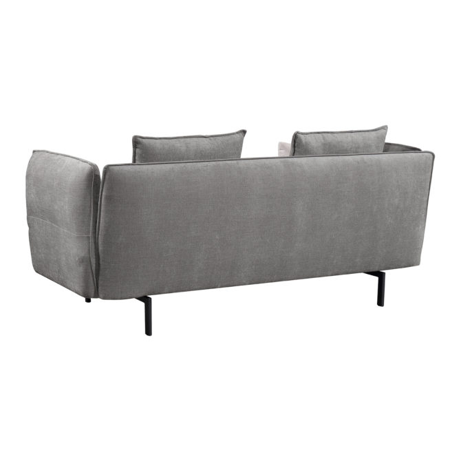 Sofá 3 Plazas Pärumm Marche 205x95x82 cm Gris con 4 Cojines - Imagen 3