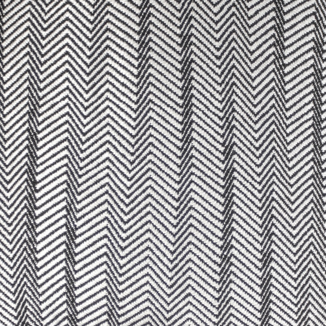 Funda de Cojín con Estampado Zigzag Kuatéh Breda 45x45 cm Negro y Blanco - Imagen 5