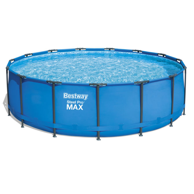 Piscina Desmontable Tubular Bestway Steel Pro 457x122 cm Depuradora de Arena 3.028 litros/hora Con Escalera y Cobertor - Imagen 2