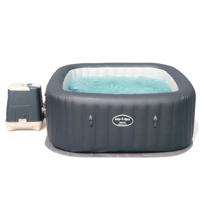 Spa Hinchable con Estructura de Madera K2O Palm Beach 250x275x71 cm para 4-6 personas con Hydrojets y Airjets - Imagen 3