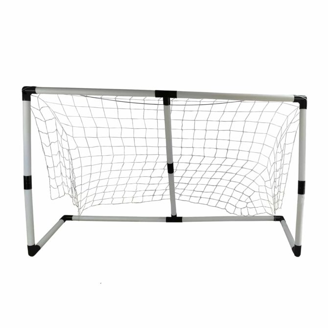 Set Portería Fútbol 2 en 1 Outdoor Toys 56x192x110 cm Mayores de 4 Años