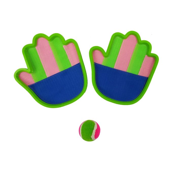 Juego Atrapa la Pelota Outdoor Toys 2 Guantes y 1 Pelota