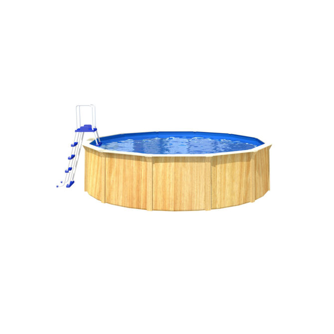 Piscina Desmontable de Acero con Depuradora de Cartucho 300x120 cm K2O Irati Con Escalera