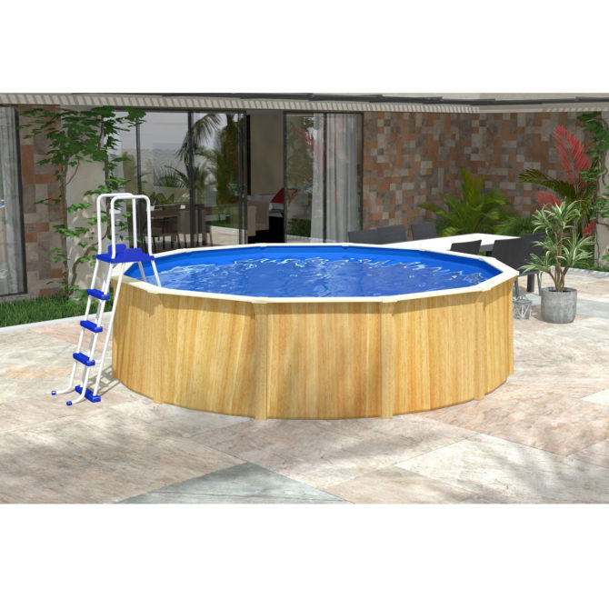 Piscina Desmontable de Acero con Depuradora de Cartucho 300x120 cm K2O Irati Con Escalera - Imagen 3