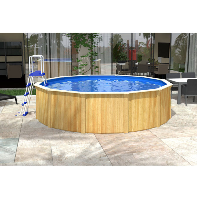 Piscina Desmontable de Acero con Depuradora de Cartucho 300x120 cm K2O Irati Con Escalera - Imagen 4