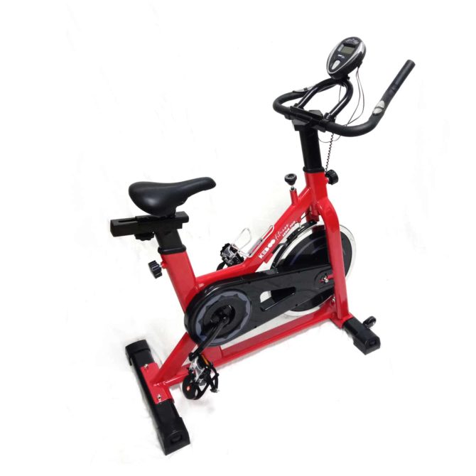 Bicicleta Ciclo Indoor Estática Keboo Serie 700 con Volante de Inercia 15 kg, Asiento y Manillar Ajustable y Pantalla LCD - Imagen 2