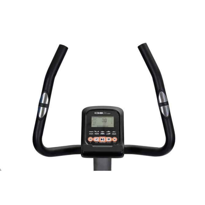 Bicicleta Estática Motorizada Keboo Serie 900 Magnética con Pulsómetro de Manillar, 16 Niveles, Asiento Ajustable y Pantalla LCD - Imagen 7