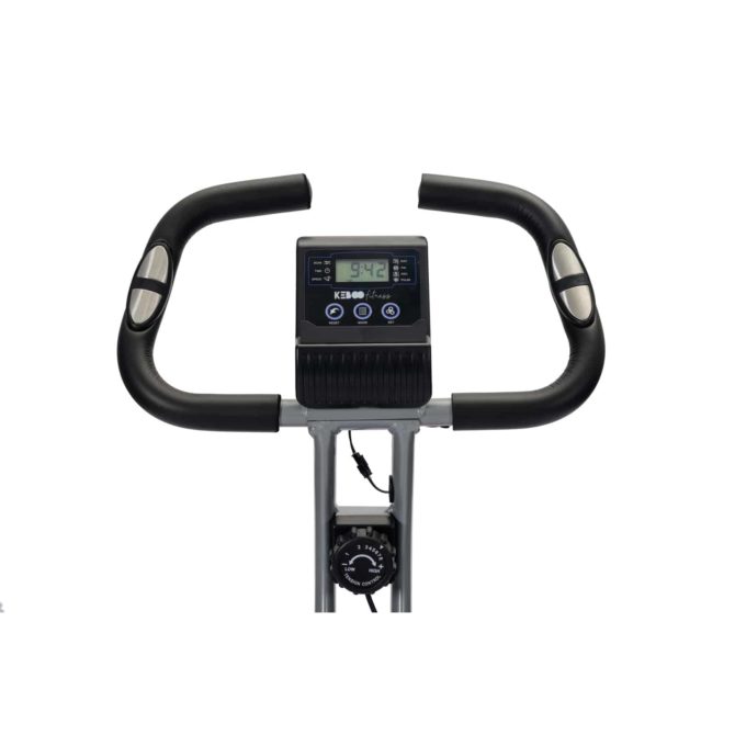 Bicicleta Estática Plegable Keboo Serie 300 Magnética con Pulsómetro de Manillar, 8 Niveles, Asiento Ajustable y Pantalla LCD - Imagen 6