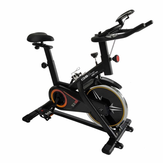 Bicicleta Ciclo Indoor Estática Keboo Serie 900 con Volante de Inercia 18 kg, Asiento y Manillar Ajustable y Pantalla LCD - Imagen 5