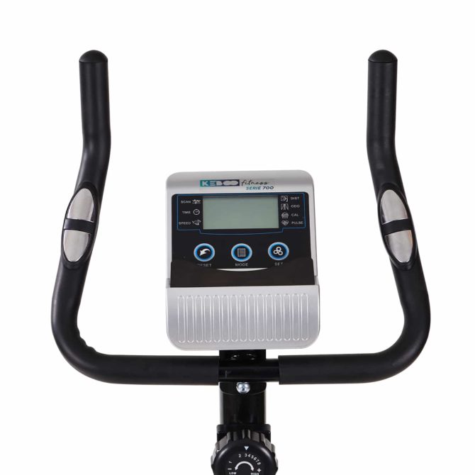 Bicicleta Estática Keboo Serie 700 Magnética con Pulsómetro de Manillar, 8 Niveles, Asiento y Pantalla LCD - Imagen 5