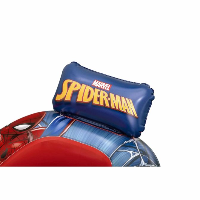 Barca Hinchable Coche de Spider Man Bestway con Volante 104x60x32 cm 3-6 Años - Imagen 5