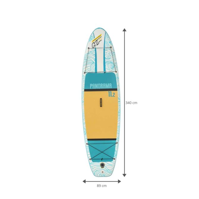 Tabla Paddle Surf Hinchable Bestway Hydro-Force Panorama 340x89x15 cm Con Remo, Bomba de Mano y Bolsa - Imagen 2