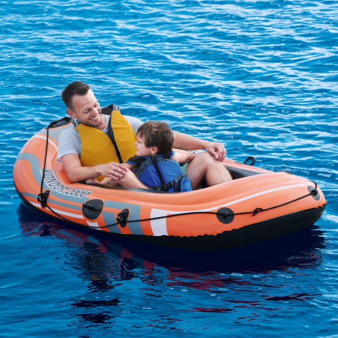 Barca Hinchable Bestway Hydro-Force Kondor 2000 Para 1 Adulto y 1 Niño - Imagen 2