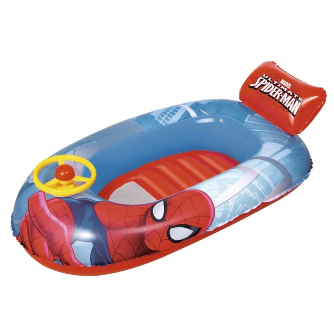 Barca Hinchable Infantil Bestway Spiderman 112x71 cm - Imagen 3