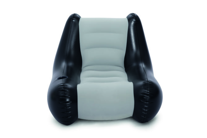 Sillón Hinchable Bestway Perdura 102x86x74 cm Negro y Gris