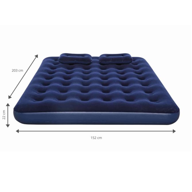 Colchón Hinchable Doble Bestway 203x152x22 cm con Inflador - Imagen 4