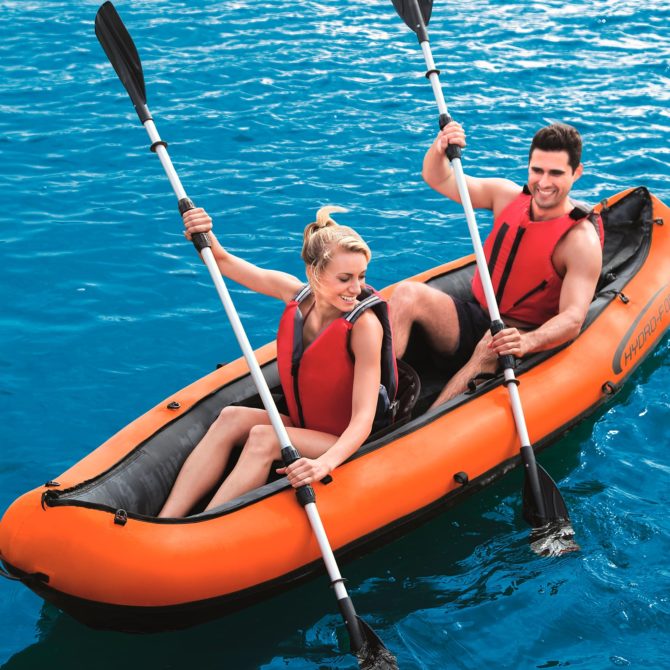 Kayak Hinchable Bestway Hydro-Force Ventura 330x94 cm 2 Personas con Remo y Bomba - Imagen 4