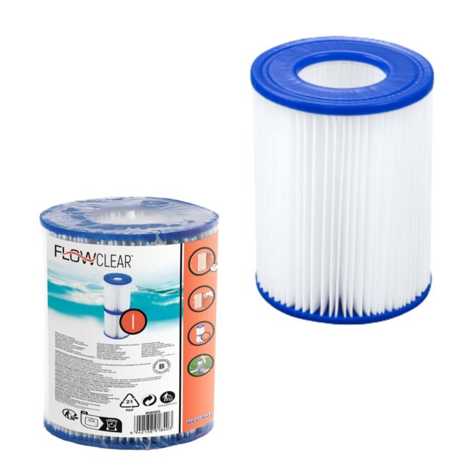 Pack 2 Filtros de Agua para Depuradora de Cartucho Tipo I Bestway de 1.249 litros/hora - Imagen 4