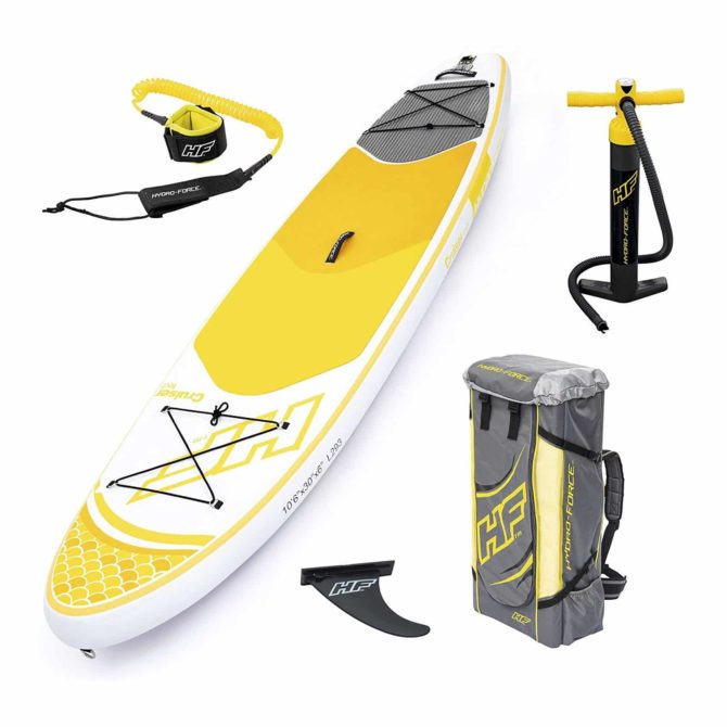 Tabla Paddle Surf Hinchable Bestway Hydro-Force Cruiser Tech 305x84x12 cm con Inflador Manual