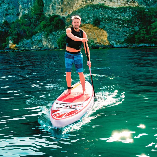 Tabla Paddle Surf Hinchable Bestway Hydro-Force Fast Blast Tech 318x76x15 cm Con Bomba, Bolsa - Imagen 4