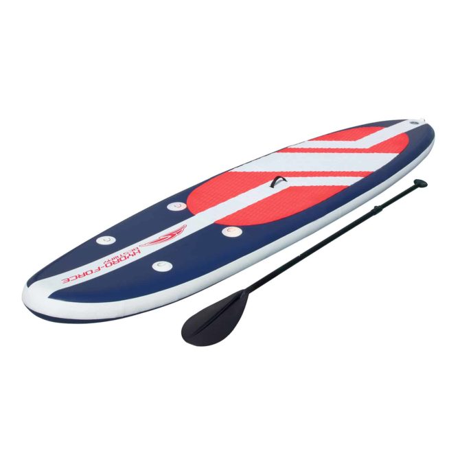 Tabla Paddle Surf Hinchable Bestway Hydro-Force Long Tail 335x76x15 cm Con Remo, Bomba y Bolsa