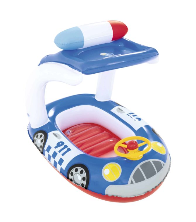 Barca Hinchable Nave Espacial Bestway 98x66 cm Volante y Bocina Diseño Kiddie Car Surtido Edad Mayores de 6 Años - Imagen 4